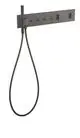 AXOR-HG-AXOR-ShowerComposition-Thermostatmodul-610-110-Unterputz-fuer-4-Verbraucher-Brushed-Black-Chrome-12573340 gallery number 1